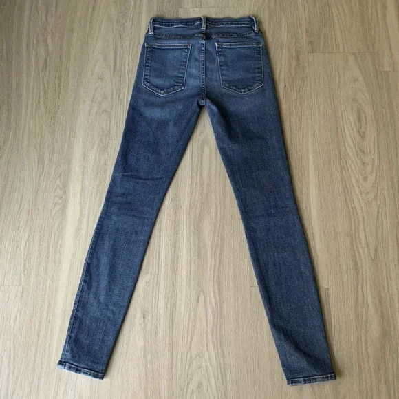 FRAME Le High Skinny Stretch Pelton Jeans Sz 25 - Picture 7 of 10